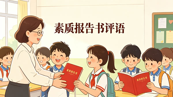 素质报告书评语