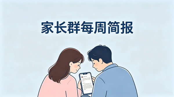 家长群每周简报