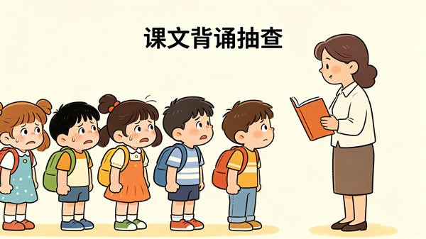 课外背诵抽查