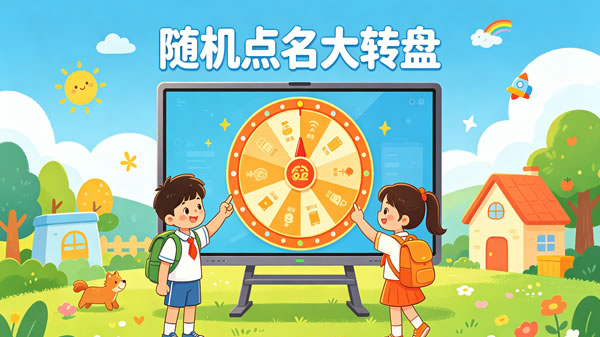 随机点名大转盘