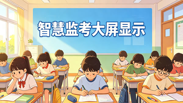 智慧监考大屏显示