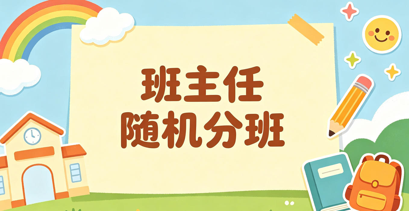 班主任随机分班