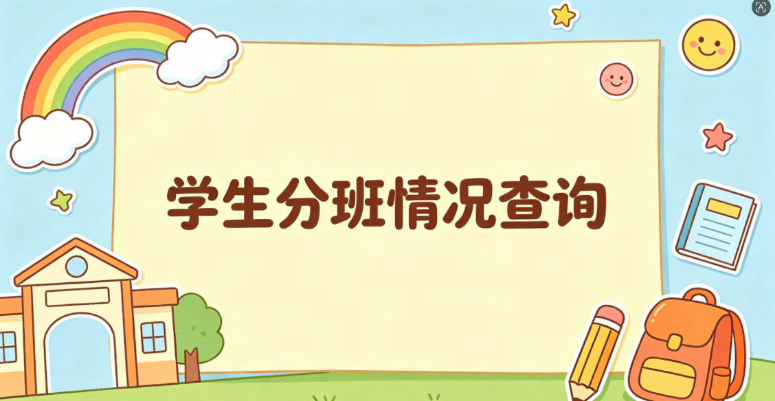 学生分班情况查询系统